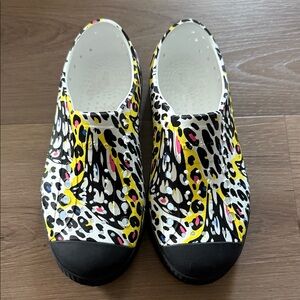 Native Multicolor Leopard Slip-On Shoes